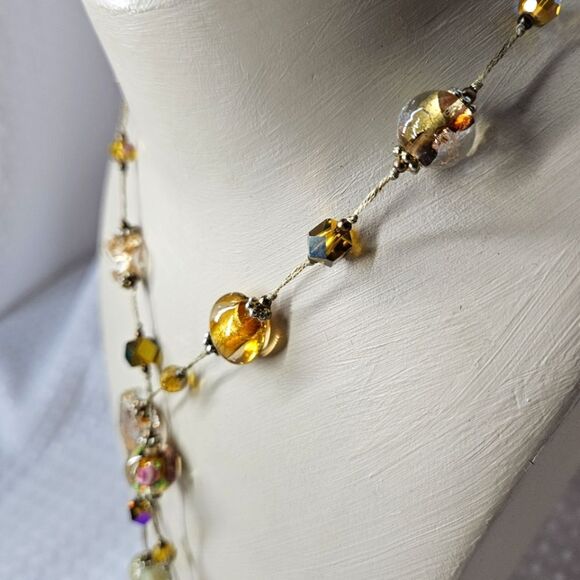 Premier Designs Venetian Glass Necklace - Picture 5 of 8